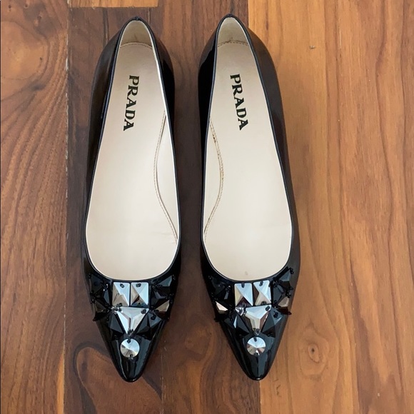 Prada embellished ballet flats - Picture 2 of 14